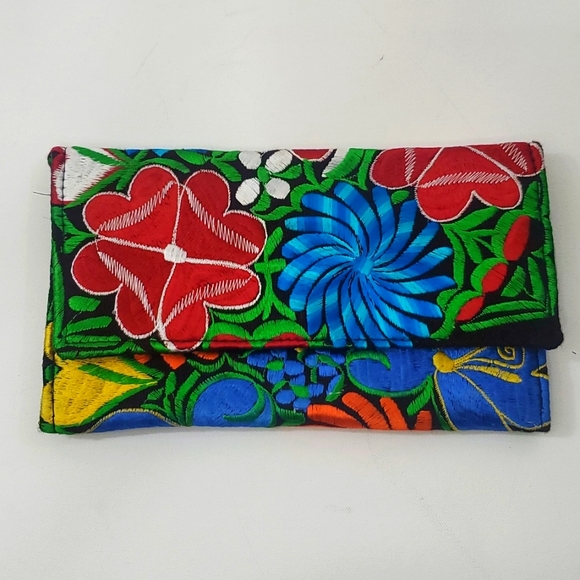 Hand made in México - Small colorful purse - Picture 1 of 8